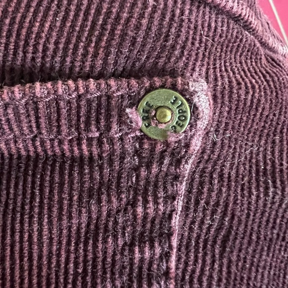 EUC Free People corduroys sz 29 deep plum orchid skinny 5-pocket ankle 30 inseam - Picture 9 of 12